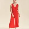 Jumpsuit holgado sin mangas Leonora