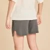 Short de algodón con bolsas Shorty color gris oscuro Graphite