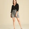 Camisa básica de algodón Josephine Black