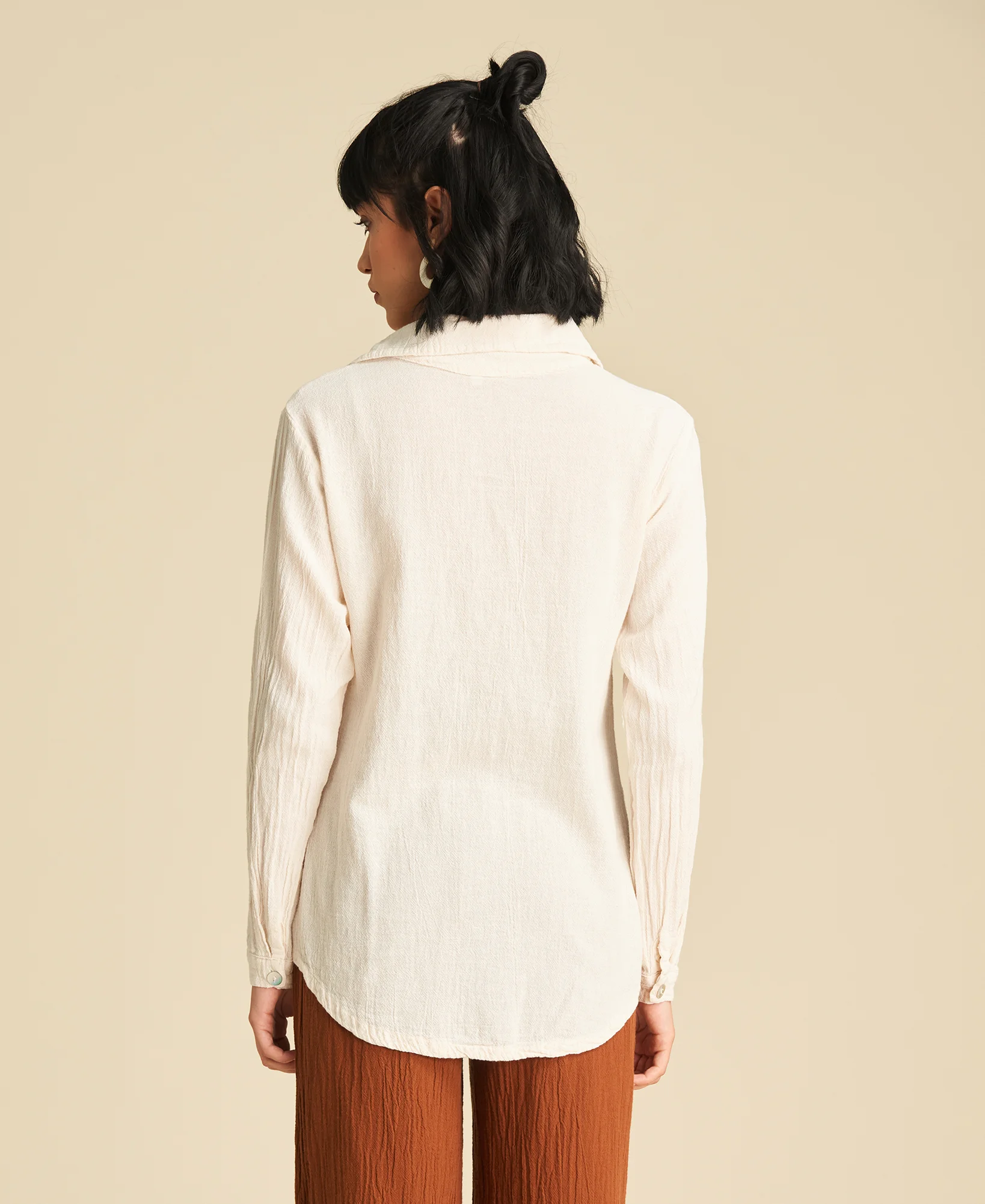 Camisa básica de algodón Josephine Bone