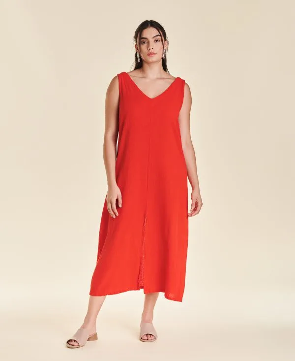 vestido amplio sin mangas Bruna